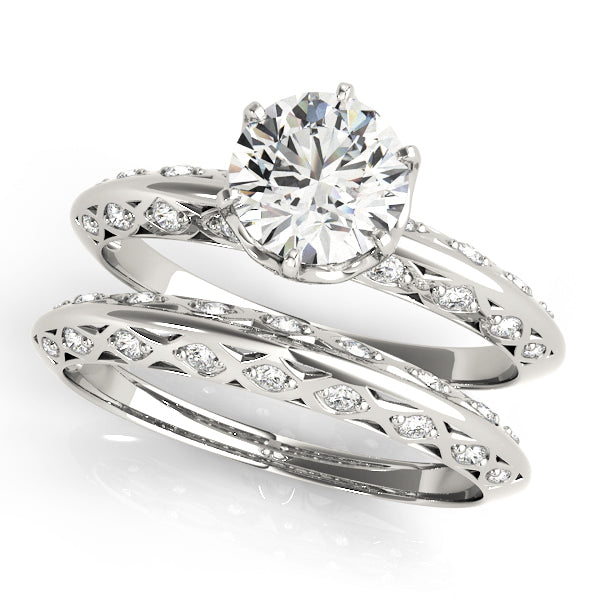 Round Engagement Ring M51071-E-1