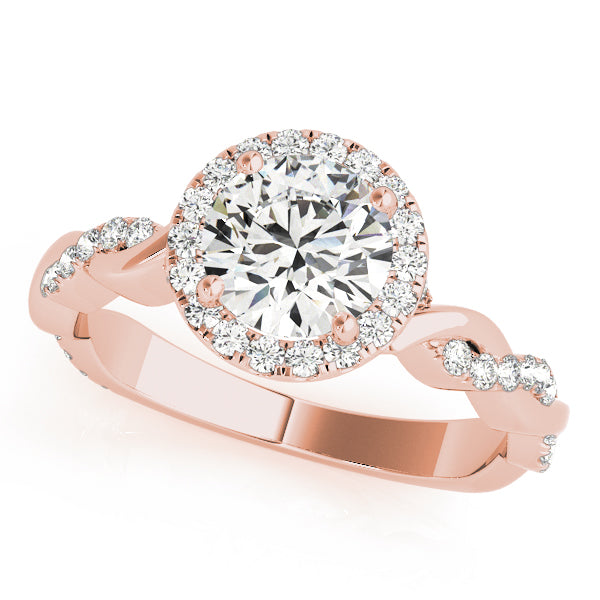 Round Engagement Ring M51081-E-1