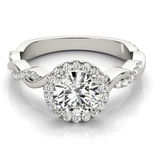 Round Engagement Ring M51081-E-1