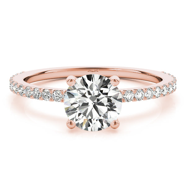 Round Engagement Ring M51102-E-1