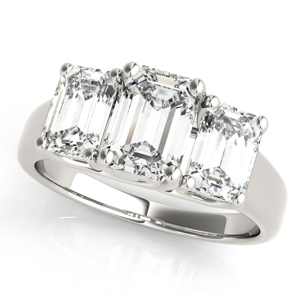 Emerald Cut Engagement Ring M81986-1/2