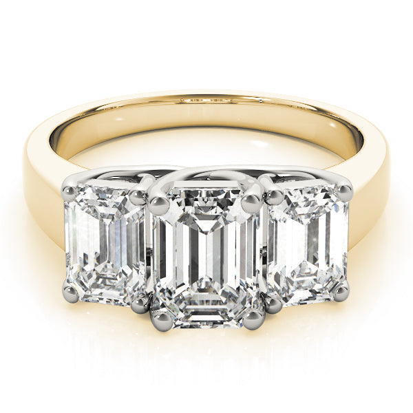 Emerald Cut Engagement Ring M81986-1/2