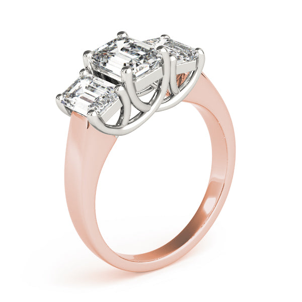 Emerald Cut Engagement Ring M81986-A