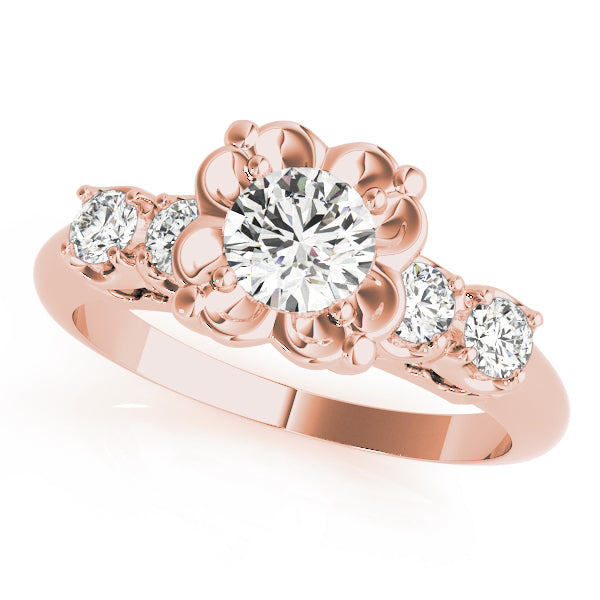 Round Engagement Ring M82058