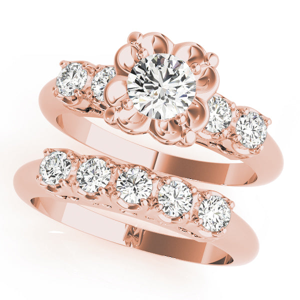 Round Engagement Ring M82058