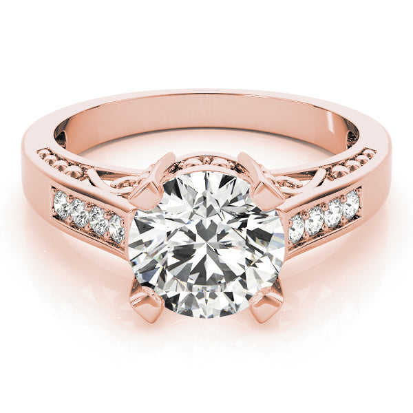 Round Engagement Ring M82495