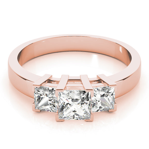 Square Engagement Ring M82570-3/4