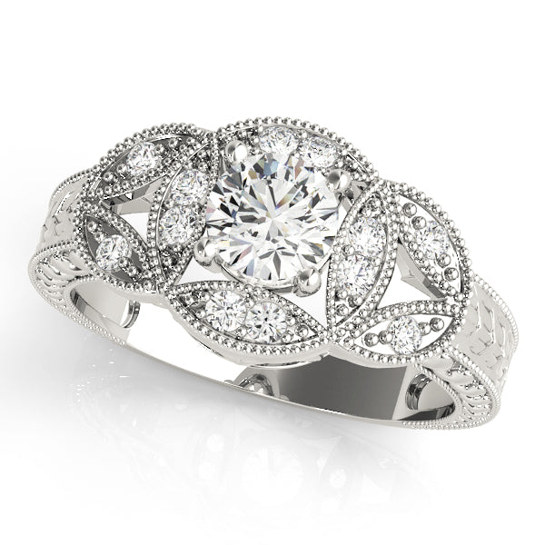 Round Engagement Ring M82612