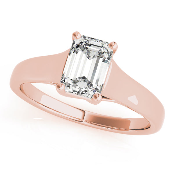 Emerald Cut Engagement Ring M82654-1