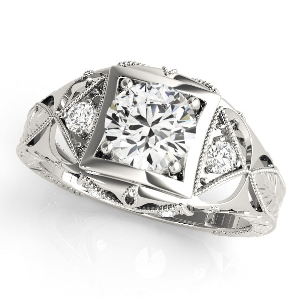 Round Engagement Ring M82666