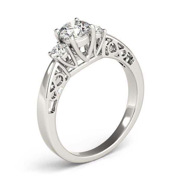 Round Engagement Ring M82743