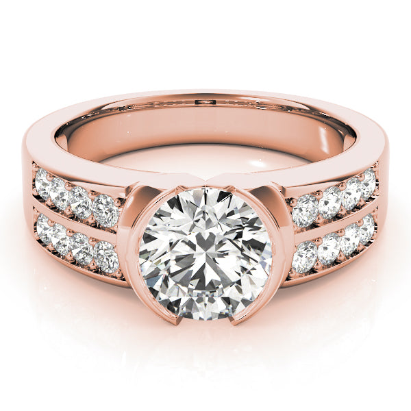 Round Engagement Ring M82756-B