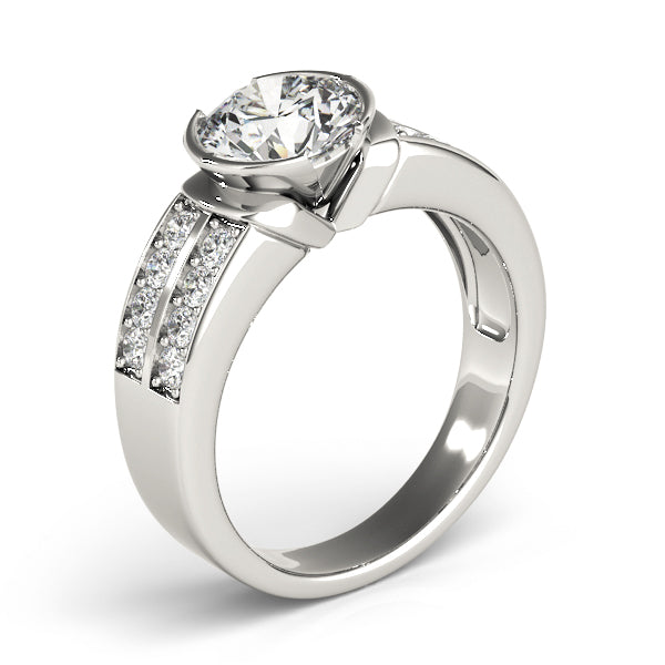 Round Engagement Ring M82756-B