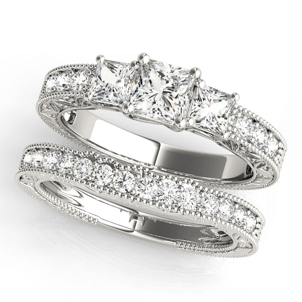 Square Engagement Ring M82819-A