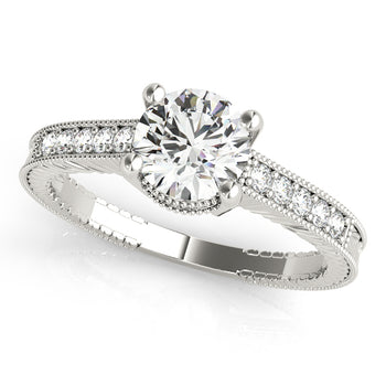 Round Engagement Ring M82855-B