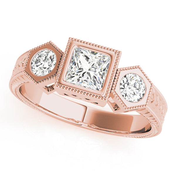 Square Engagement Ring M82922-11/2