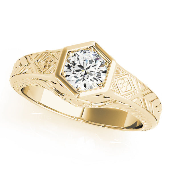 Round Engagement Ring M82968