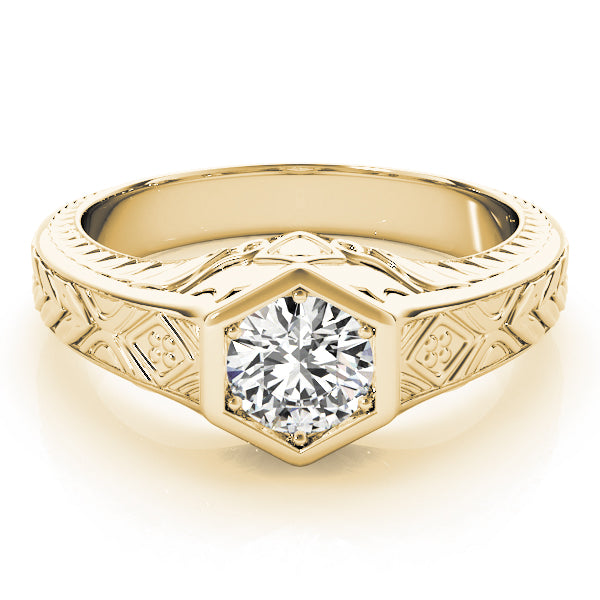 Round Engagement Ring M82968