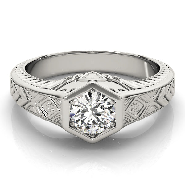 Round Engagement Ring M82968