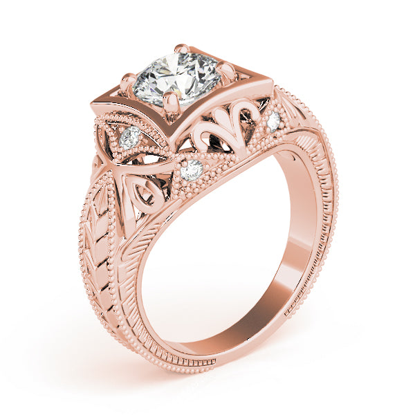 Round Engagement Ring M83320
