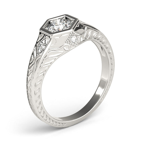 Round Engagement Ring M83377-3/8