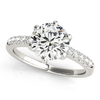 Round Engagement Ring M83442-11/2