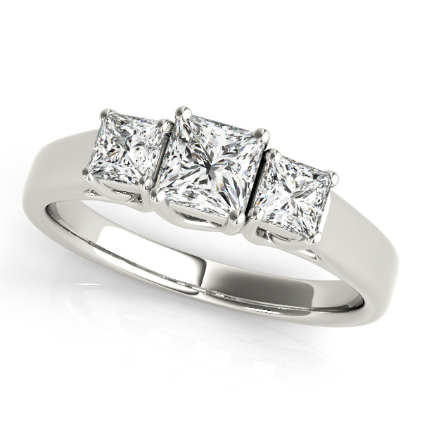 Square Engagement Ring M83477-1