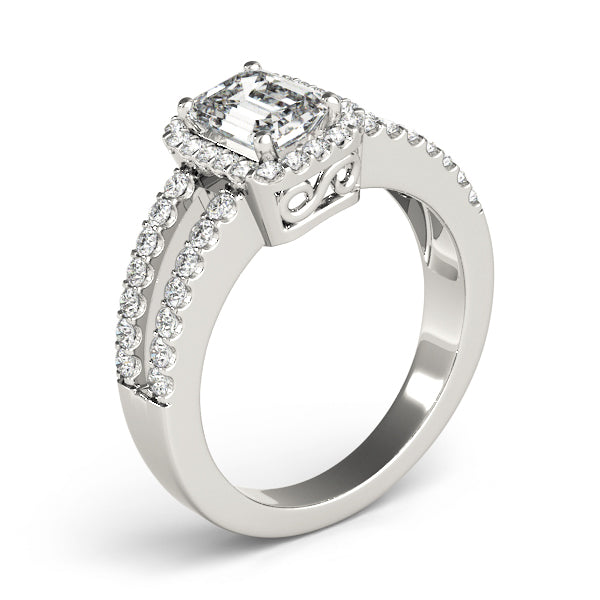 Emerald Cut Engagement Ring M83494-10X8
