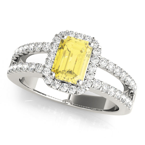 Emerald Cut Engagement Ring M83494-10X8
