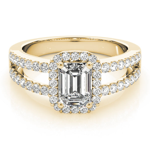 Emerald Cut Engagement Ring M83494-10X8