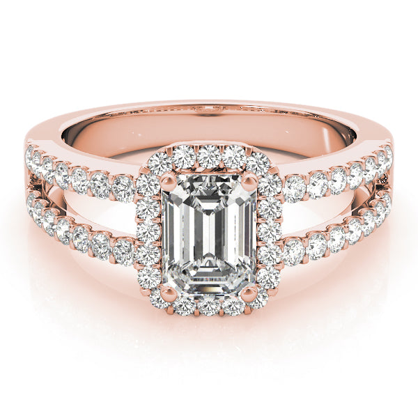 Emerald Cut Engagement Ring M83494-10X8