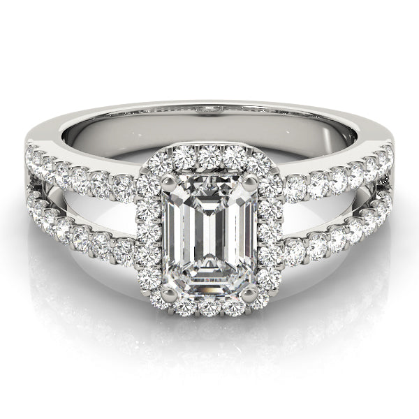 Emerald Cut Engagement Ring M83494-10X8