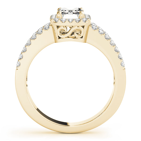 Emerald Cut Engagement Ring M83494-10X8