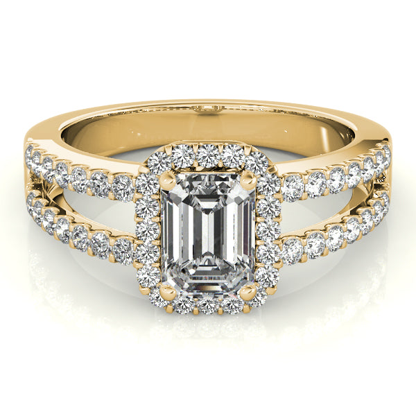Emerald Cut Engagement Ring M83494-10X8