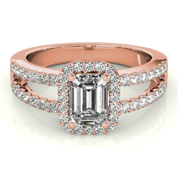 Emerald Cut Engagement Ring M83494-10X8