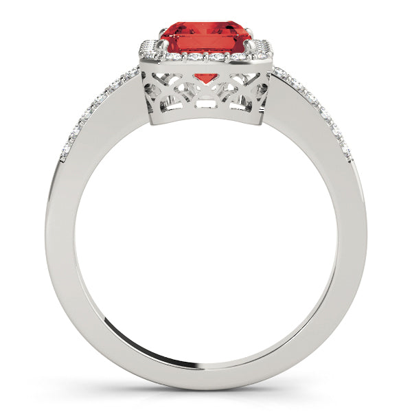 Emerald Cut Engagement Ring M83495-10X8