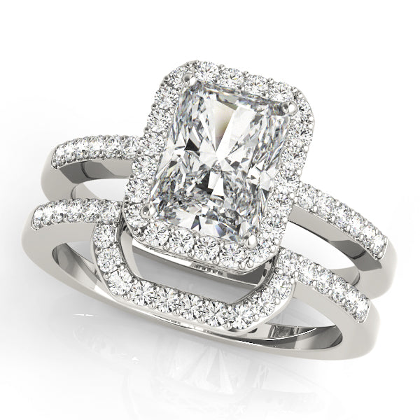Emerald Cut Engagement Ring M83495-10X8