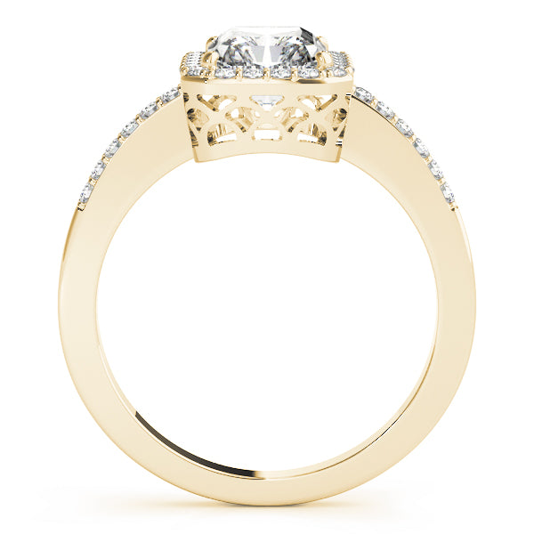 Emerald Cut Engagement Ring M83495-10X8