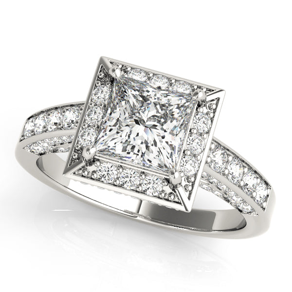 Square Engagement Ring M83501-4