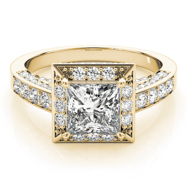 Square Engagement Ring M83501-4