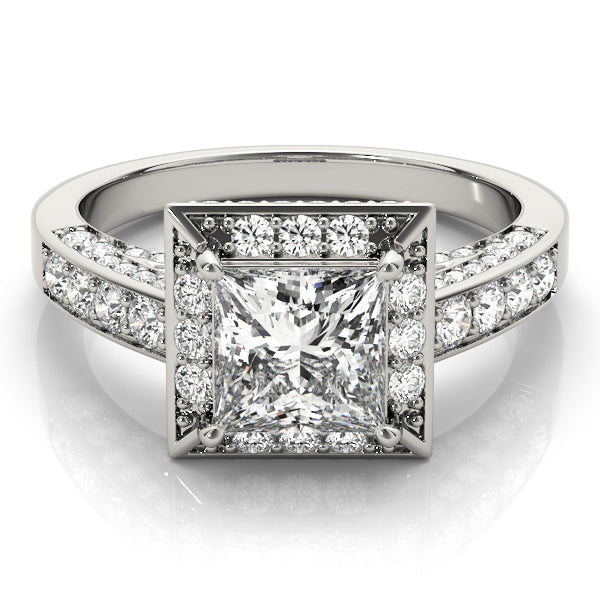 Square Engagement Ring M83501-4