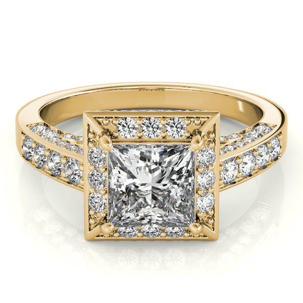 Square Engagement Ring M83501-4