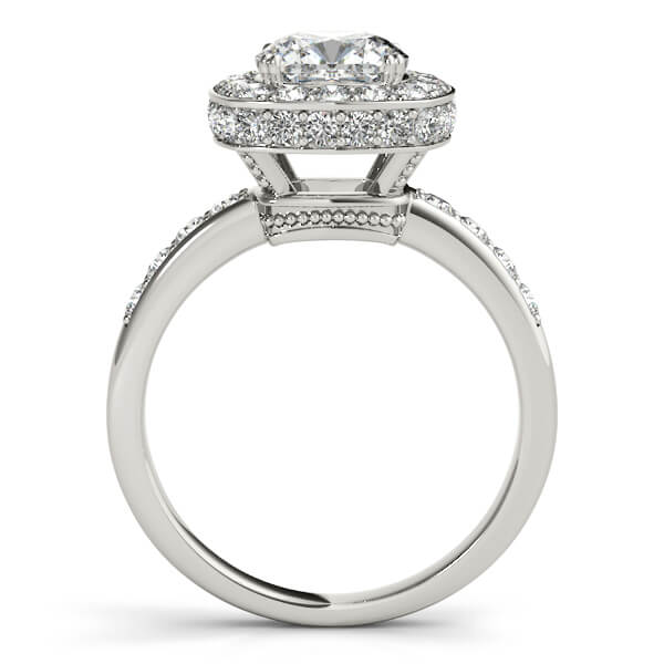 Cushion Engagement Ring M83502-10