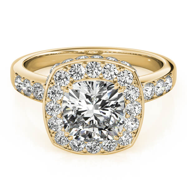 Cushion Engagement Ring M83502-10