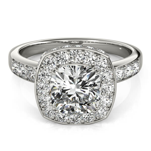 Cushion Engagement Ring M83502-10