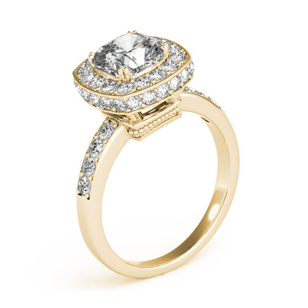 Cushion Engagement Ring M83502-10