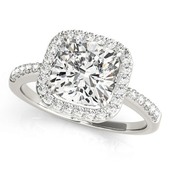 Cushion Engagement Ring M83503-7