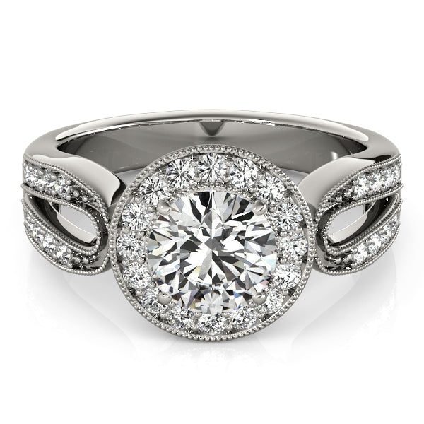 Round Engagement Ring M83524