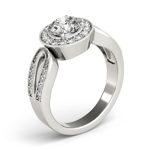 Round Engagement Ring M83524