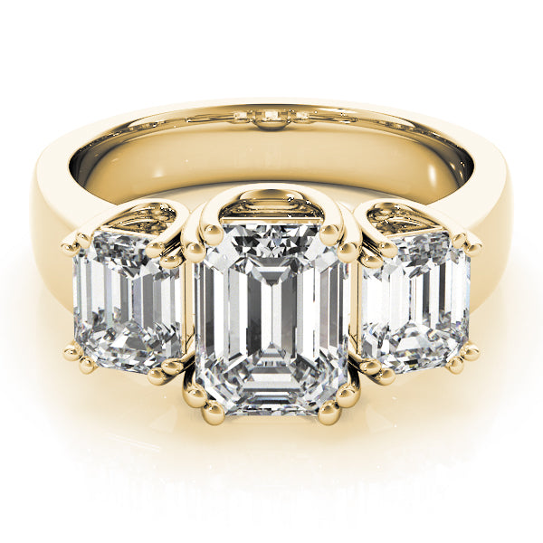 Emerald Cut Engagement Ring M83610